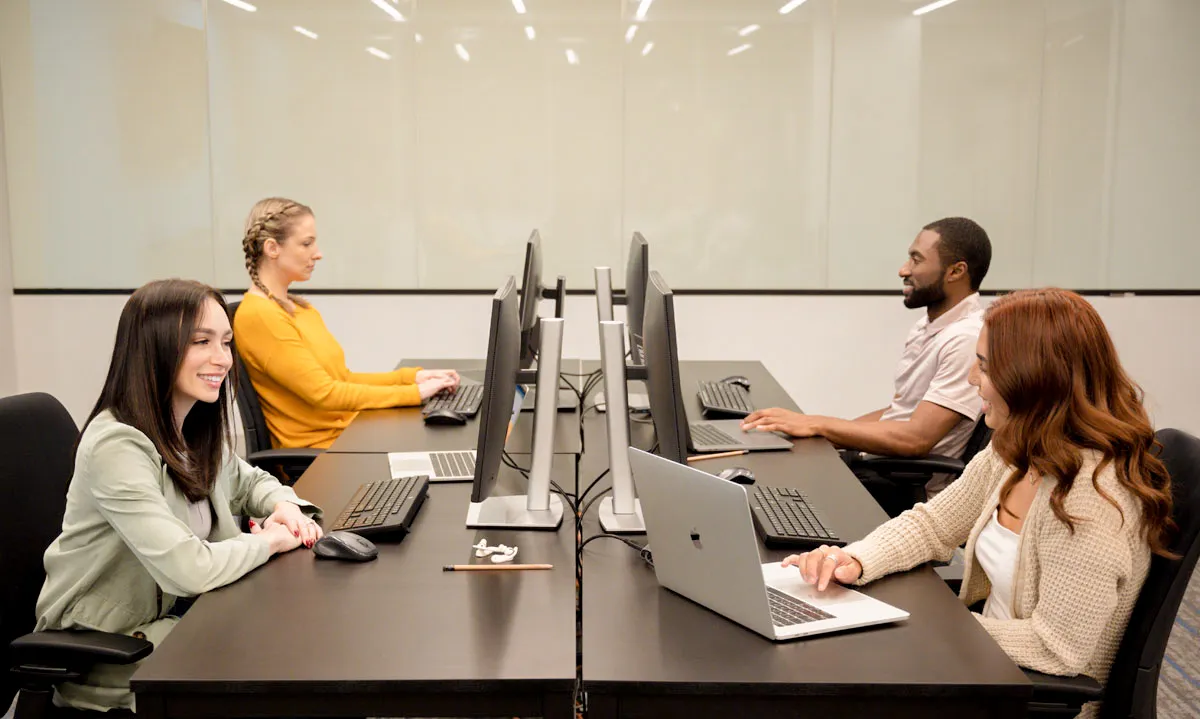 group of students prepare for OSCP exam